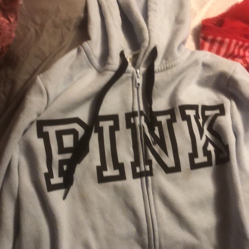 Victoria's Secret PINK Light Blue Hoodie